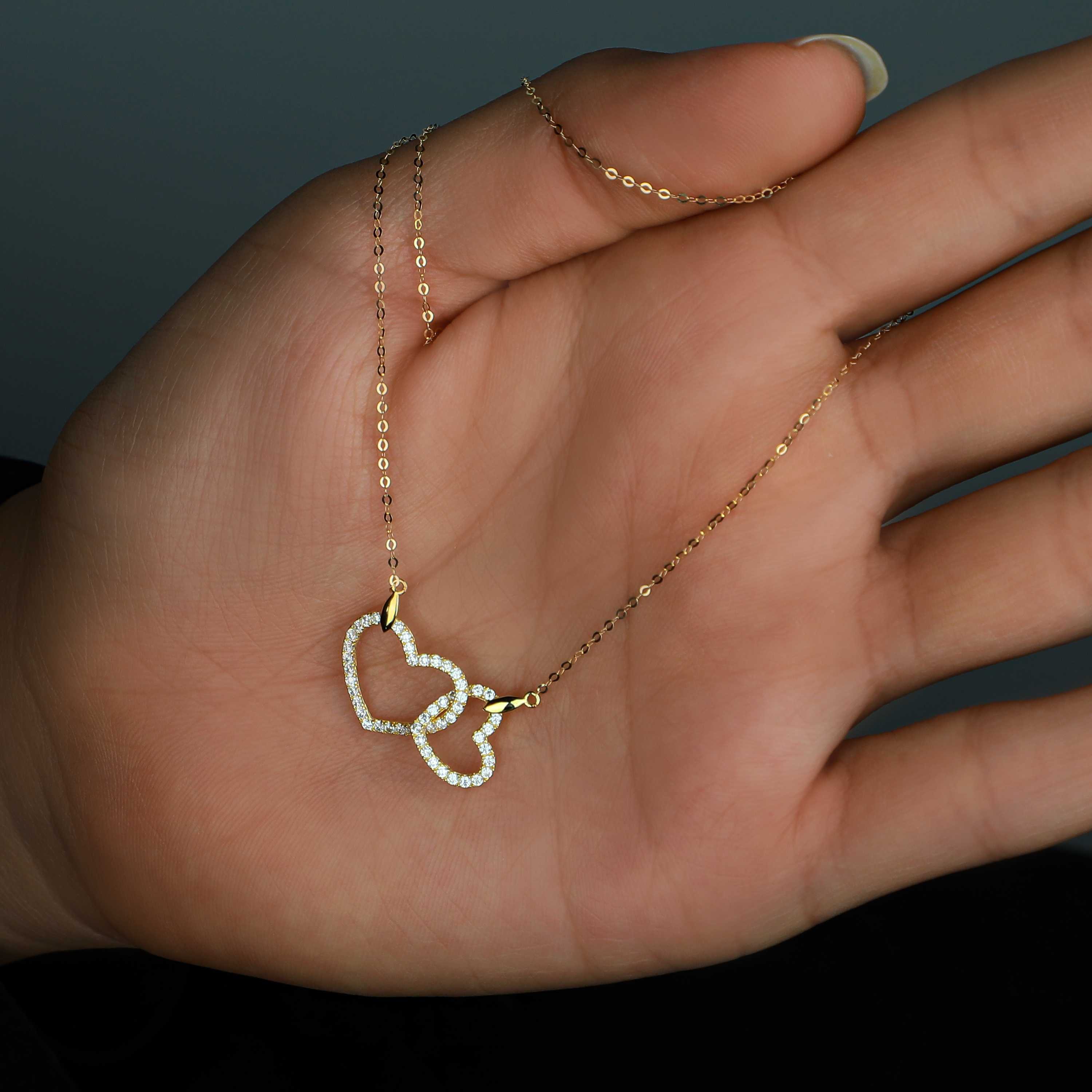 18 karat gold choker, made in Turkey - (H-0881)